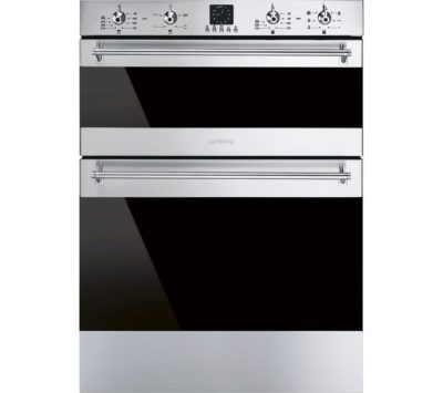 SMEG DUSF636X Electric Built-under Double Oven - Stainless Steel SMEG DUSF636X Electric Built-under Double Oven - Stainless Steel
